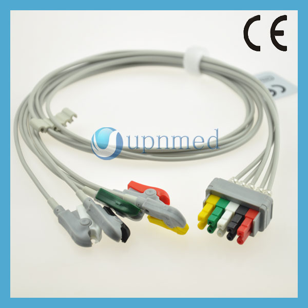 545328 Datex-ohmeda 5-lead ECG lead wires.JPG