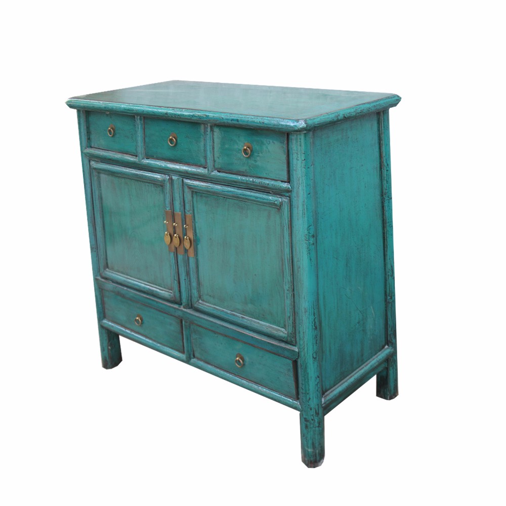 Chinese lacquer antique reproduction furniture cabinet- painted furniture (3).jpg