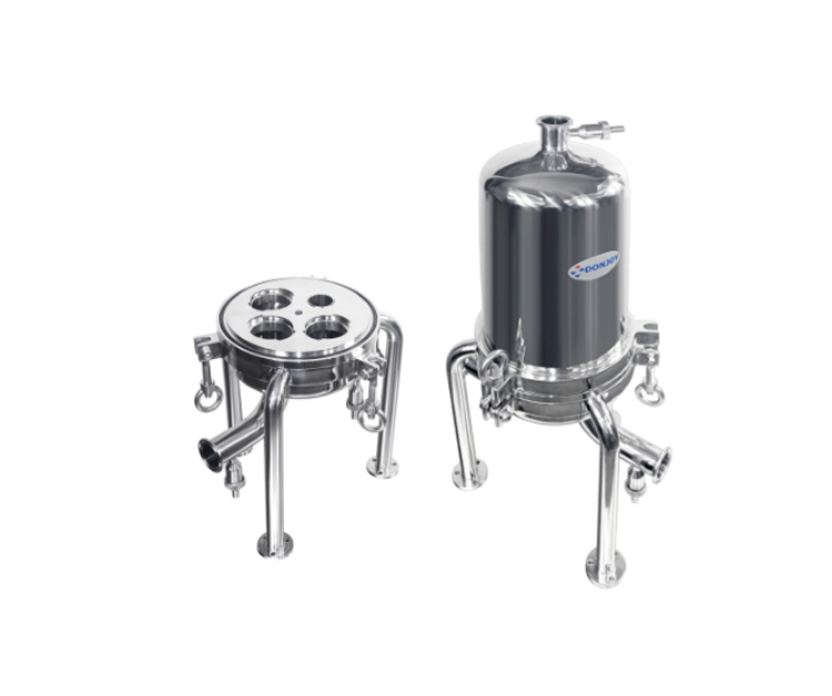 DONJOY sanitary clamped Micro Filter housing with sample valve